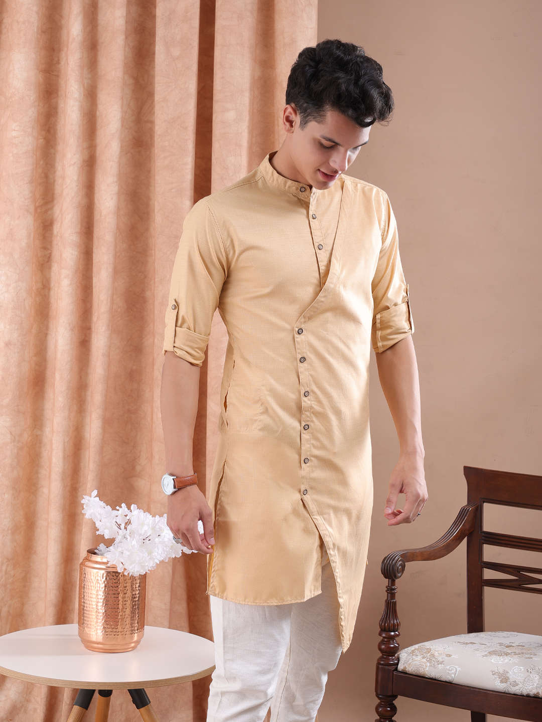 Shop Men Long Trail Kurta Online.