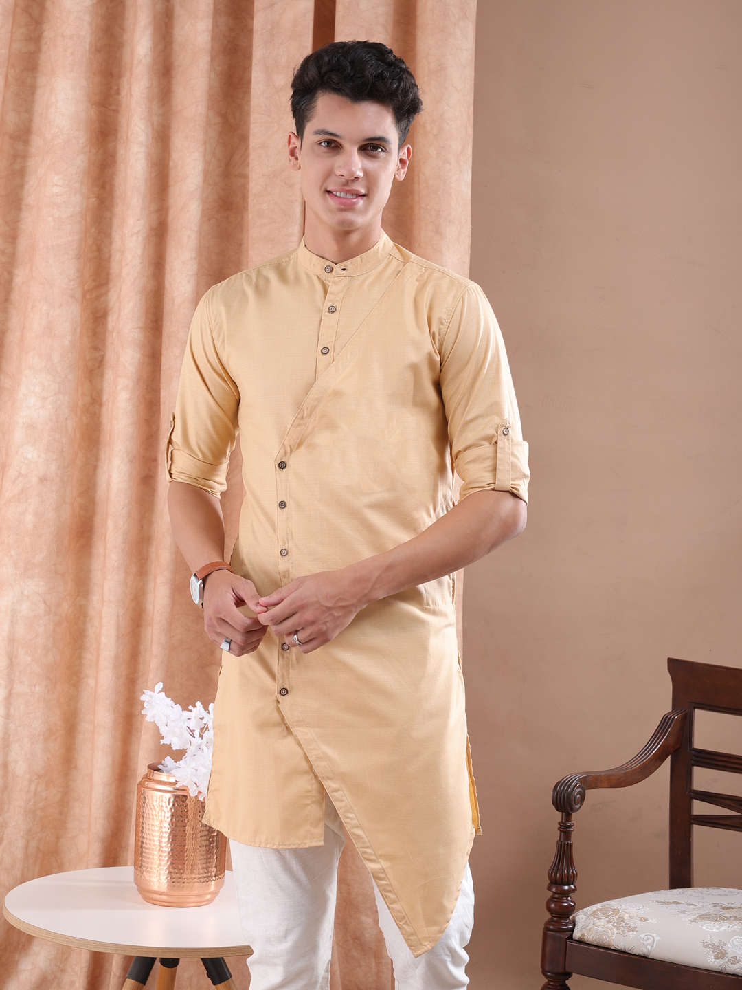 Shop Men Long Trail Kurta Online.