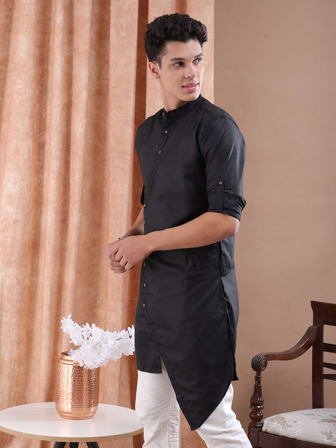 Shop Men Long Trail Kurta Online.