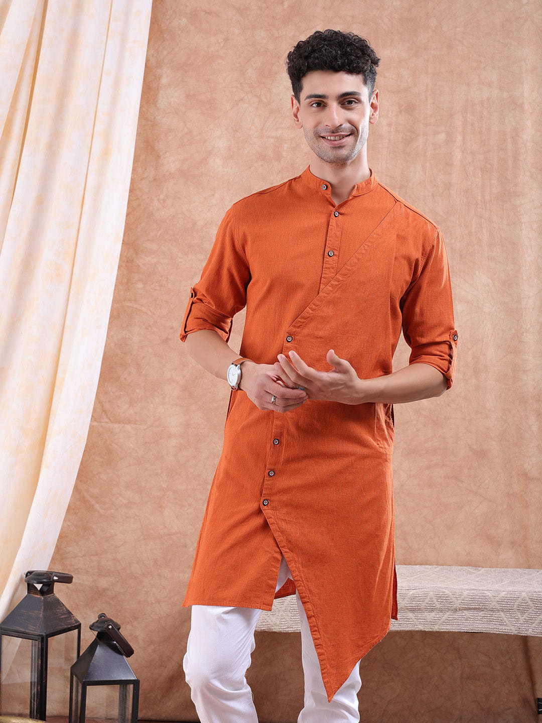 Shop Men Long Trail Kurta Online.