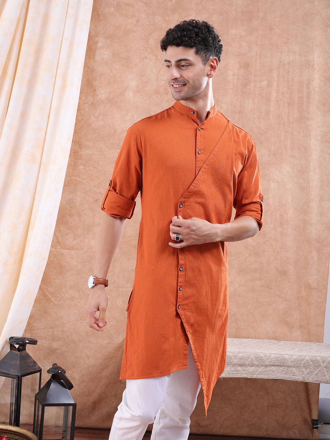 Shop Men Long Trail Kurta Online.