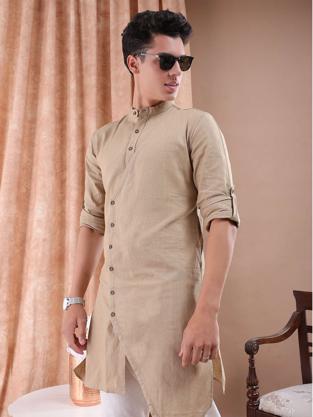 Shop Men Long Trail Kurta Online.