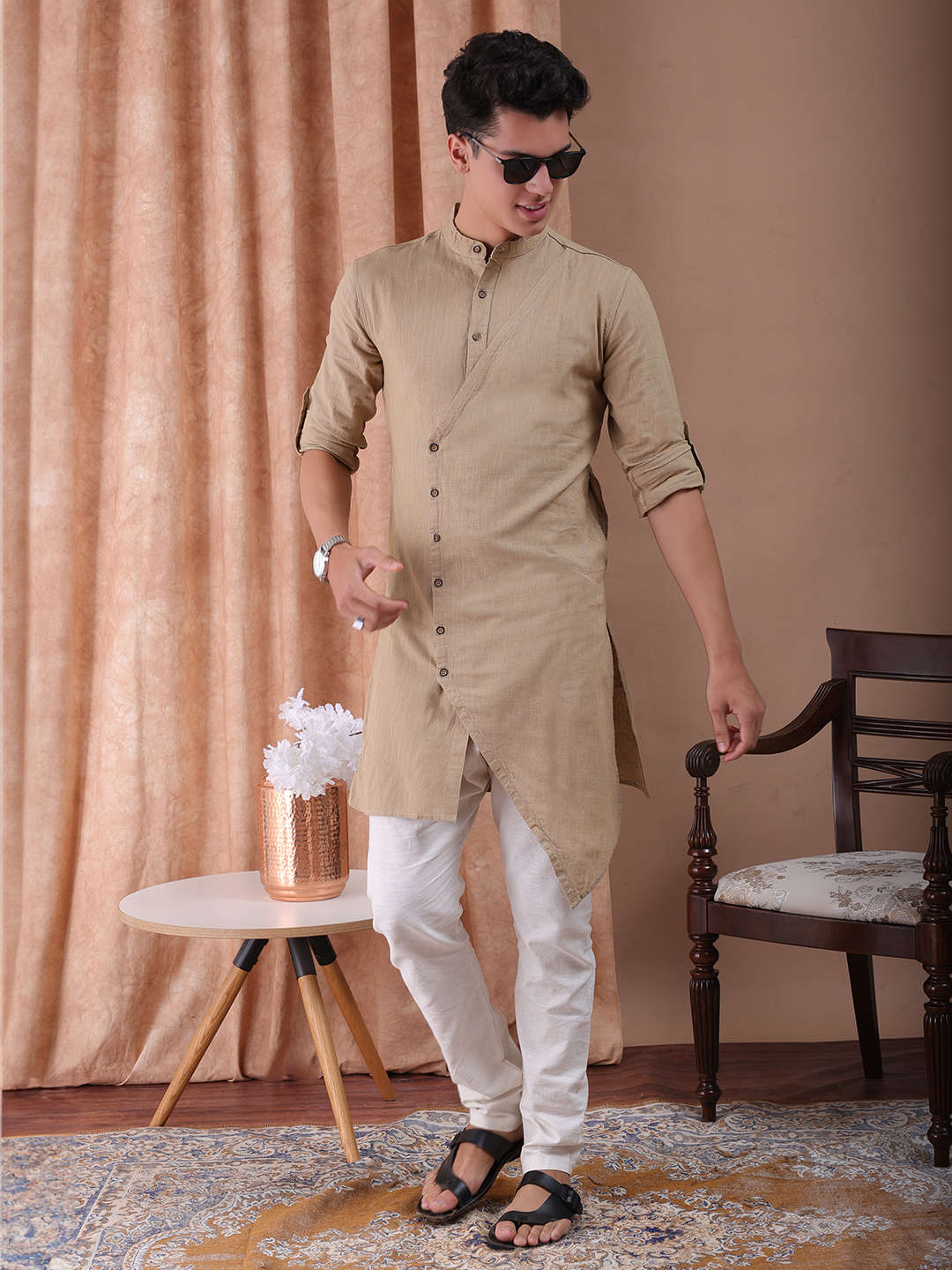 Shop Men Long Trail Kurta Online.