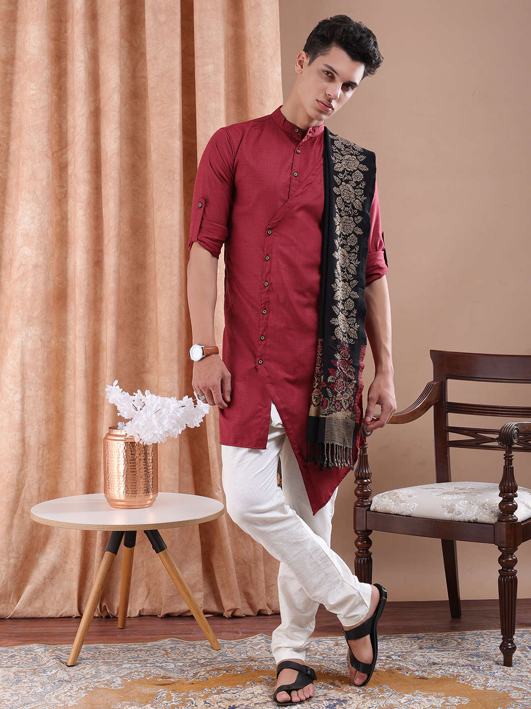 Shop Men Long Trail Kurta Online.