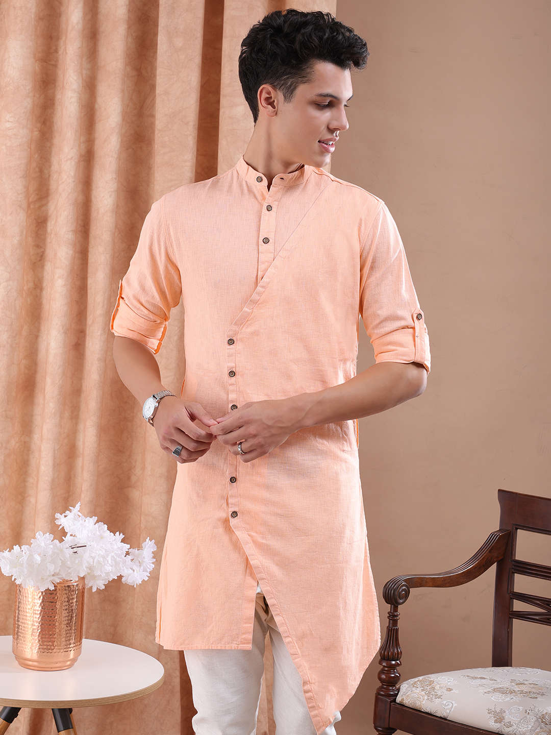 Shop Men Long Trail Kurta Online.