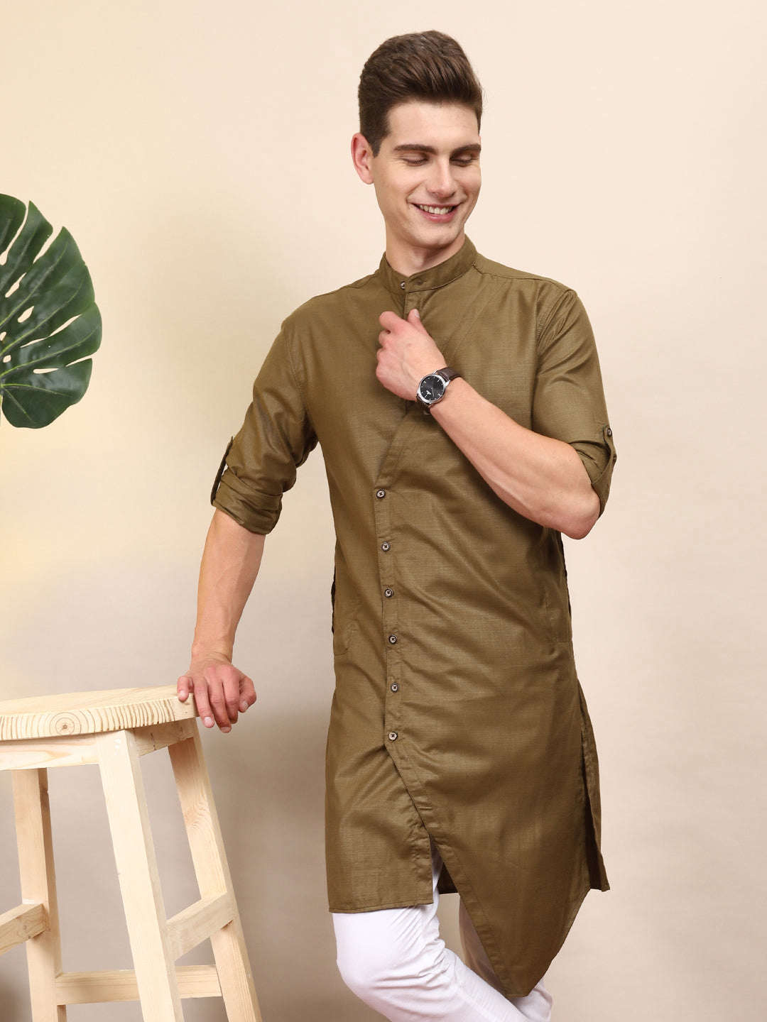 Shop Men Long Trail Kurta Online.