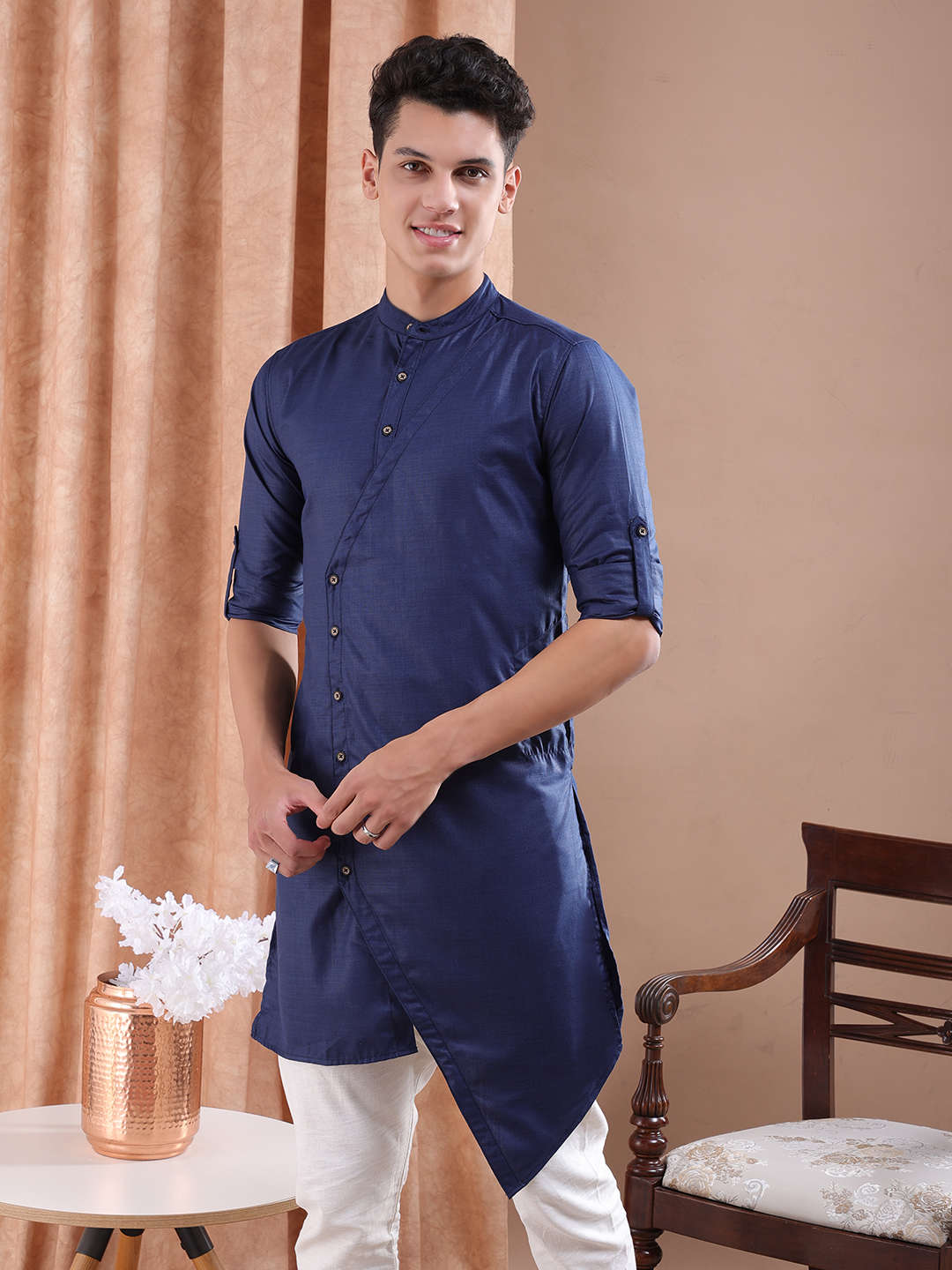 Shop Men Long Trail Kurta Online.