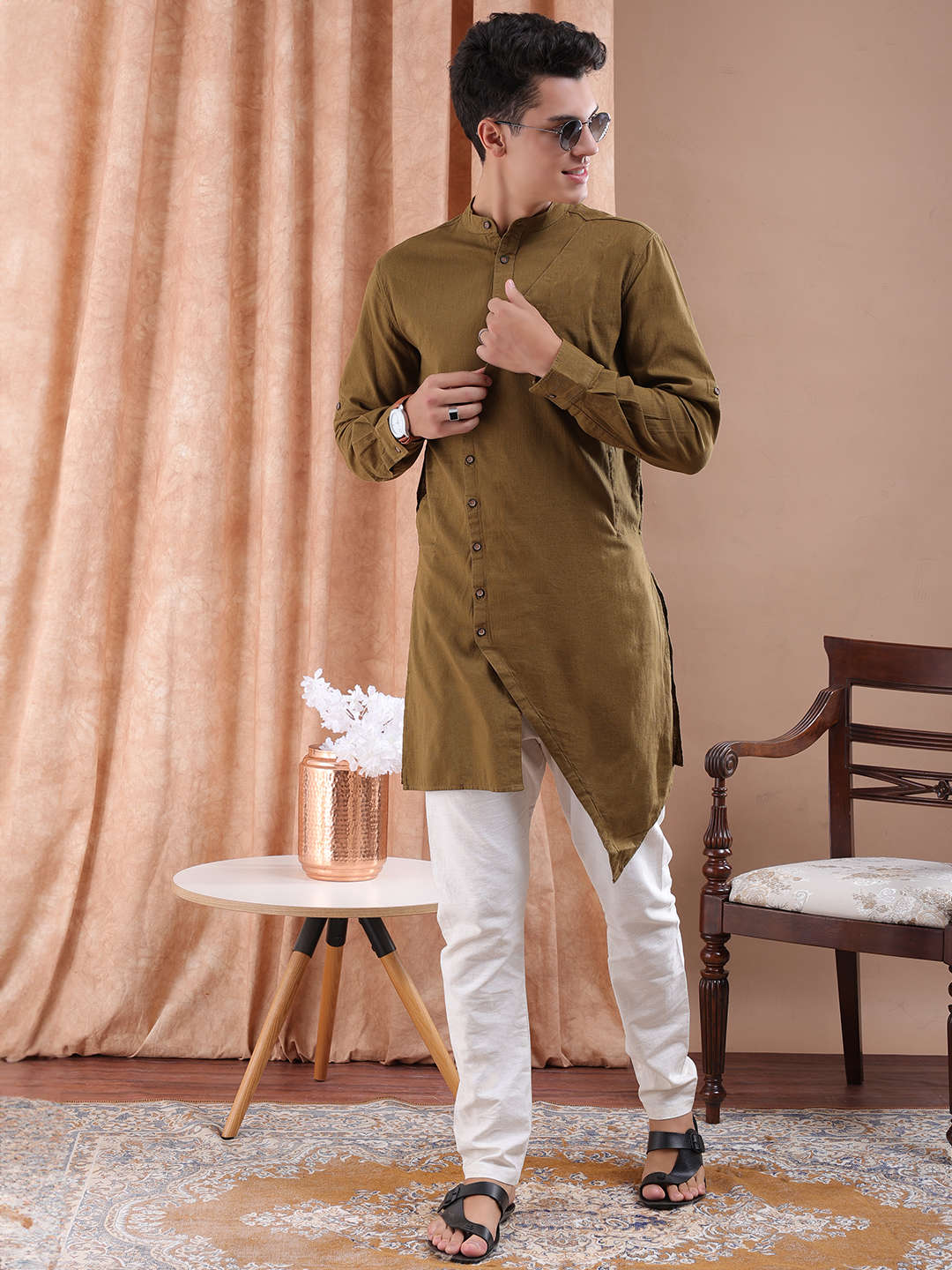 Shop Men Long Trail Kurta Online.