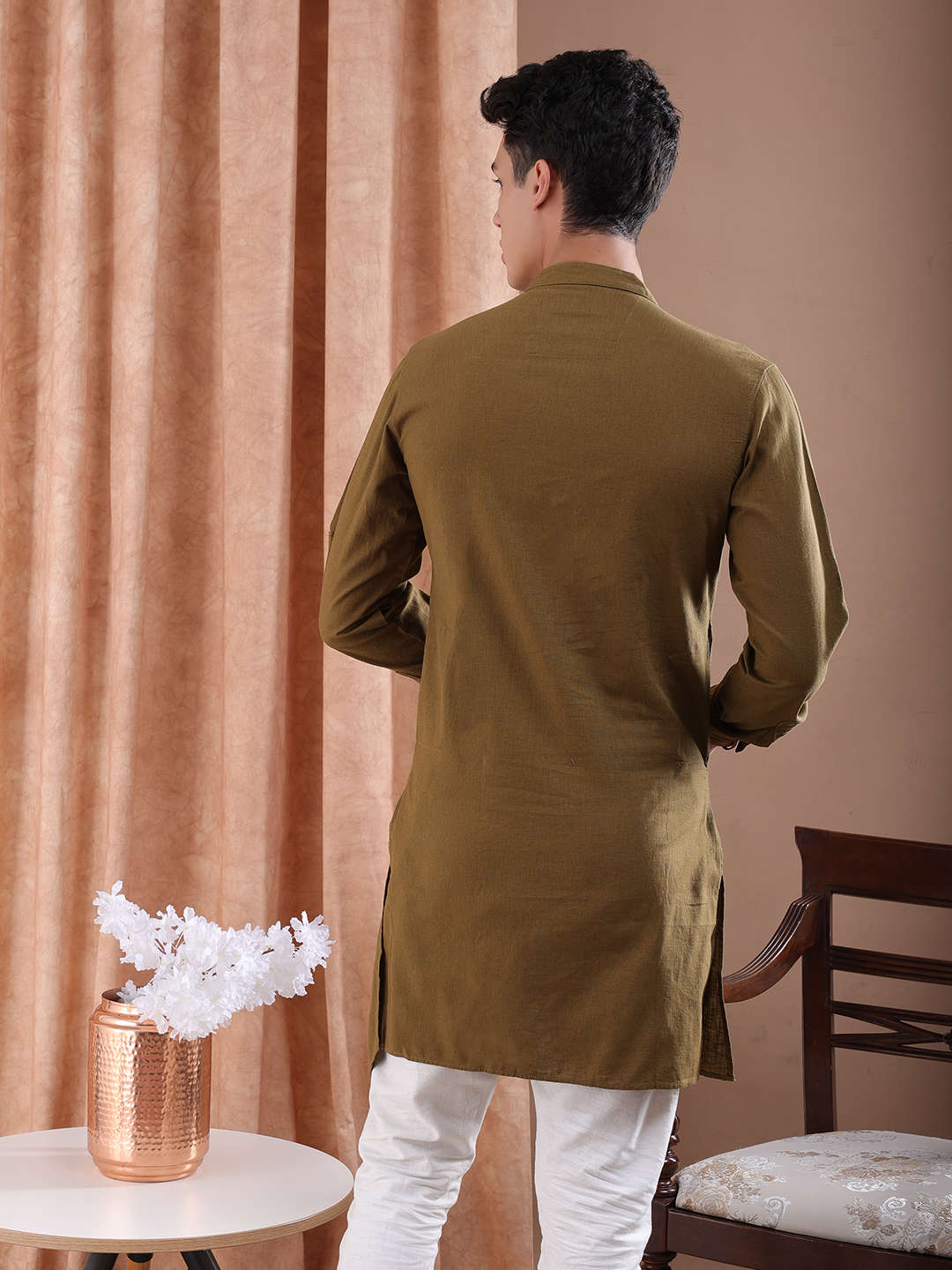 Shop Men Long Trail Kurta Online.