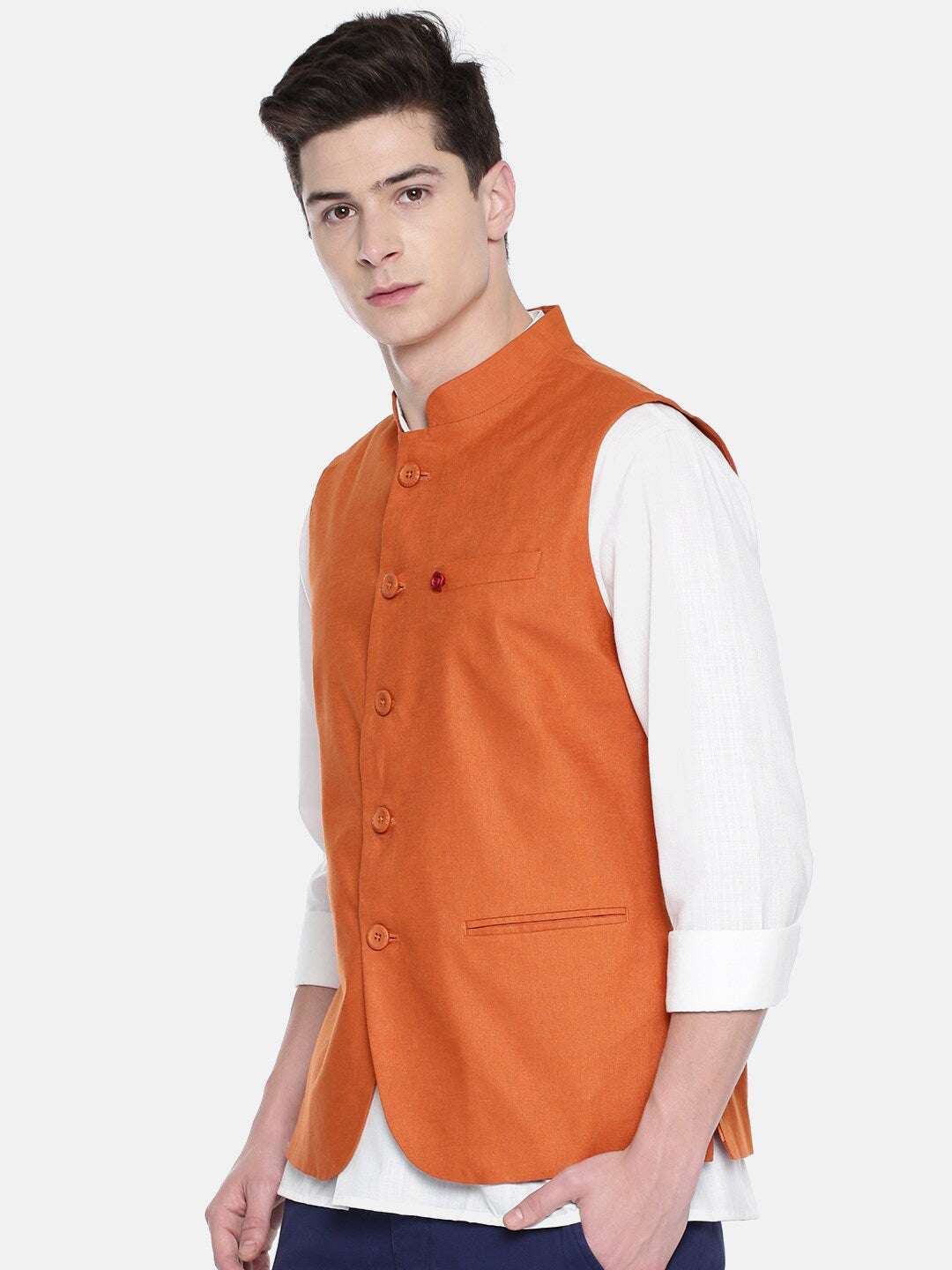 Shop Men Nehru Waistcoat Online.