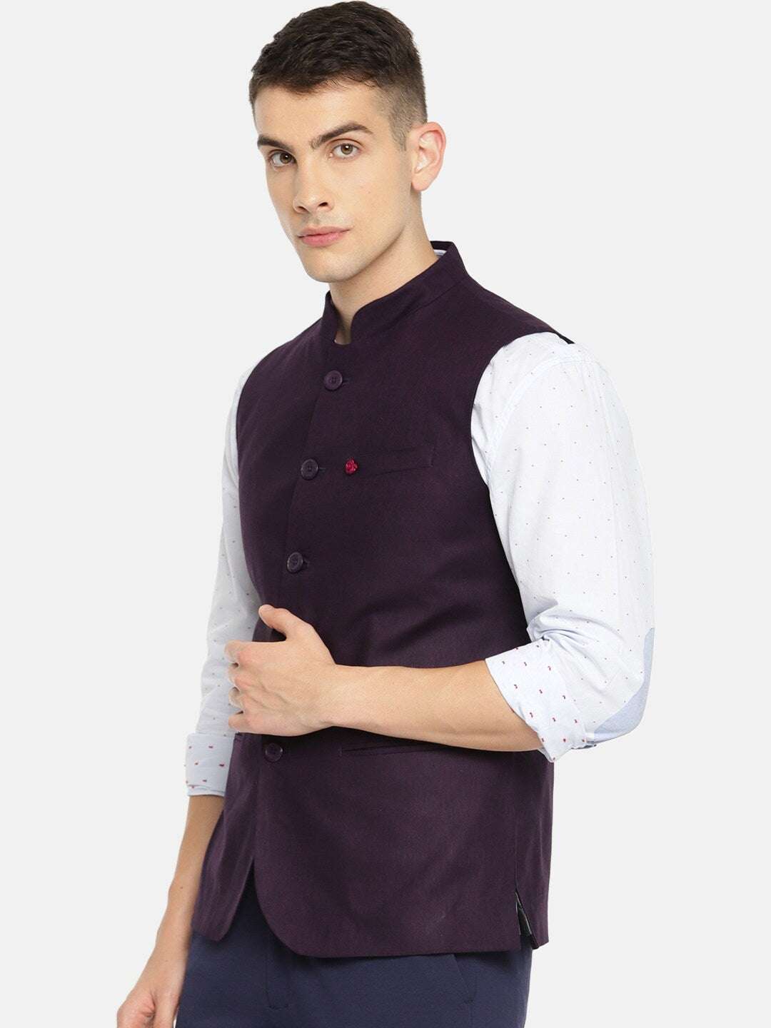 Shop Men Nehru Waistcoat Online.