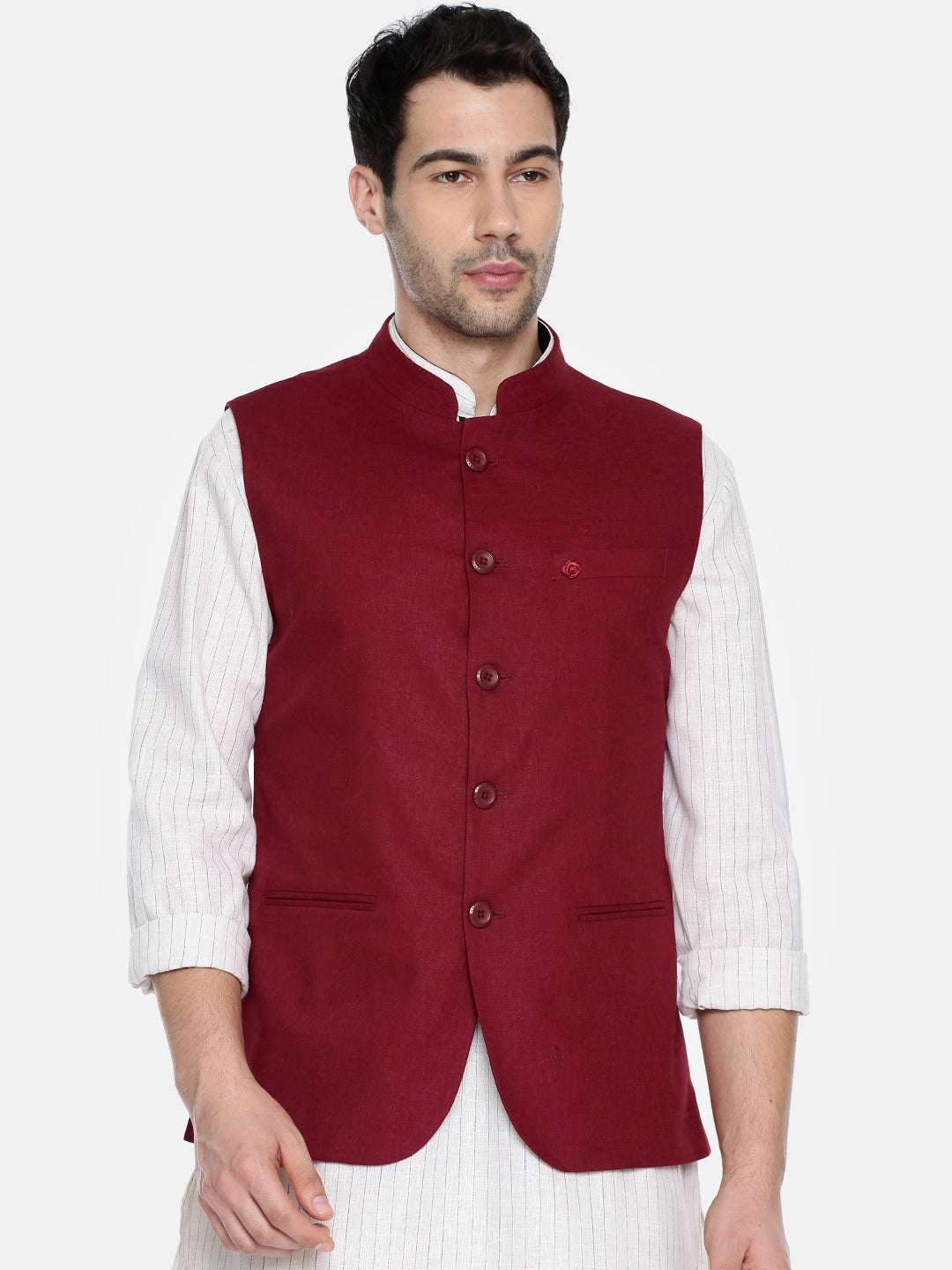 Shop Men Nehru Waistcoat Online.