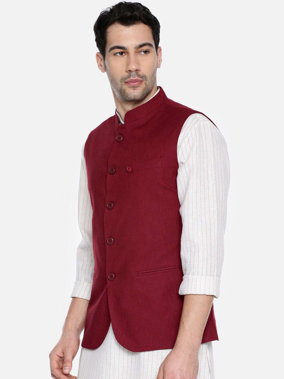 Shop Men Nehru Waistcoat Online.