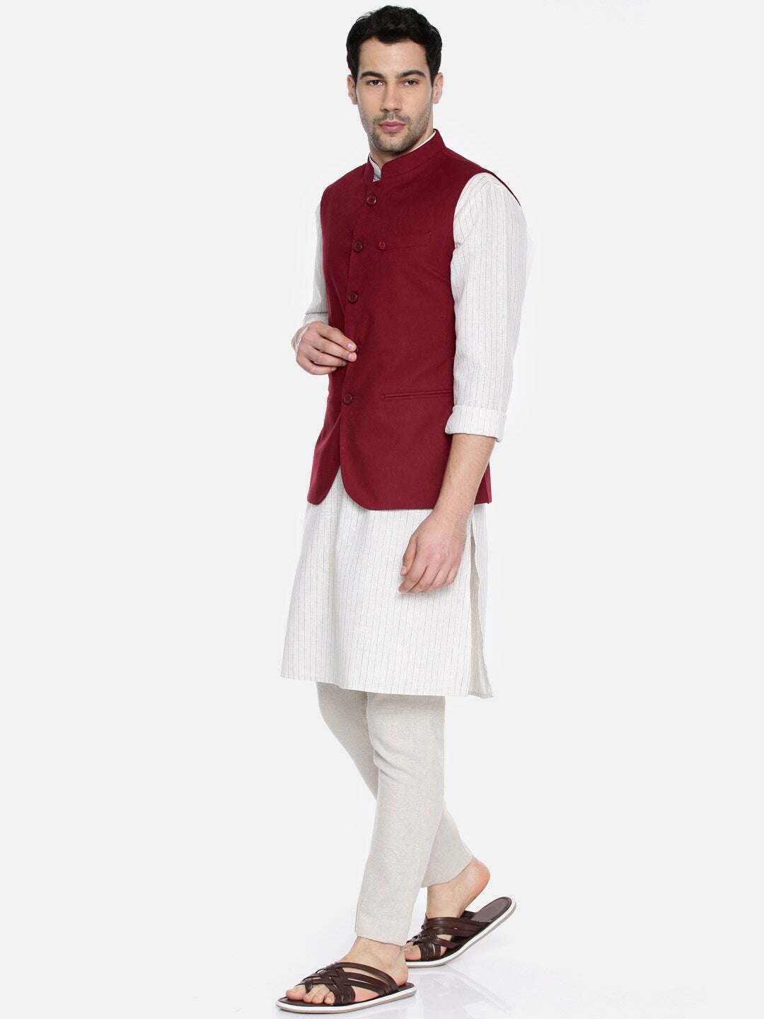 Shop Men Nehru Waistcoat Online.