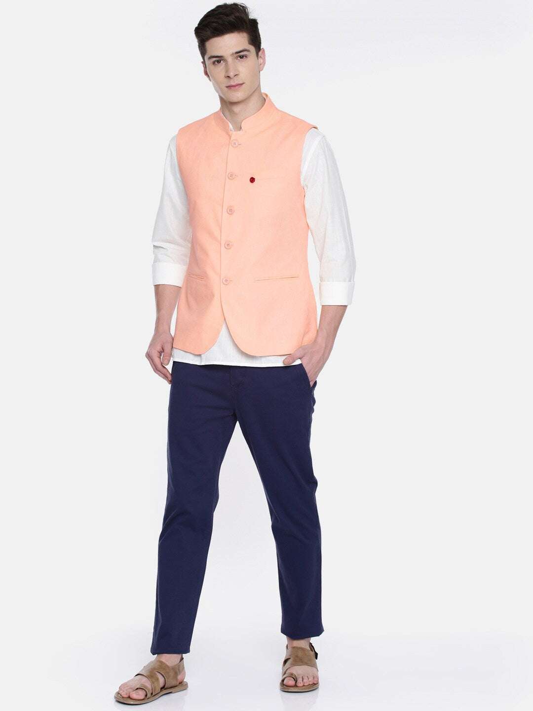 Shop Men Nehru Waistcoat Online.