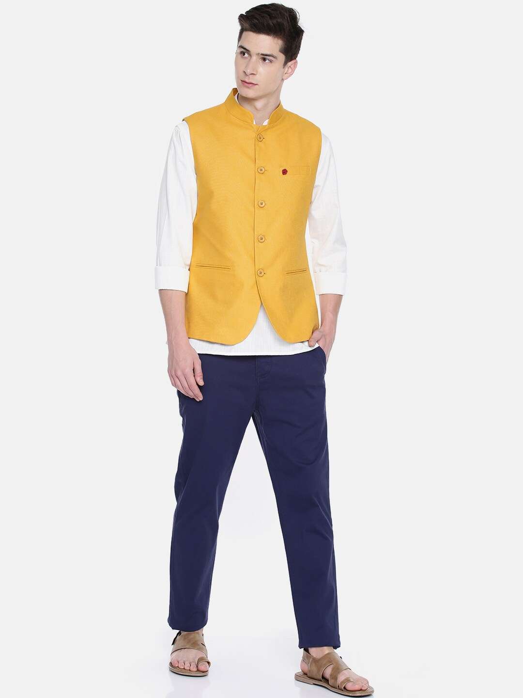 Shop Men Nehru Waistcoat Online.