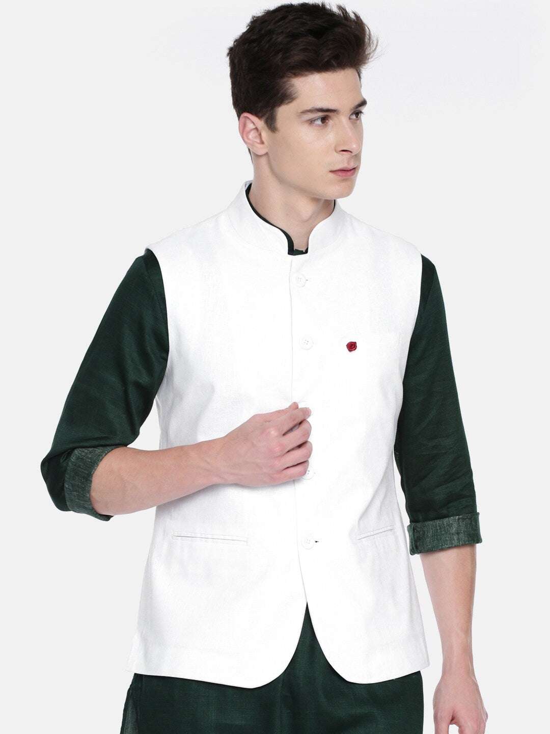 Shop Men Nehru Waistcoat Online.