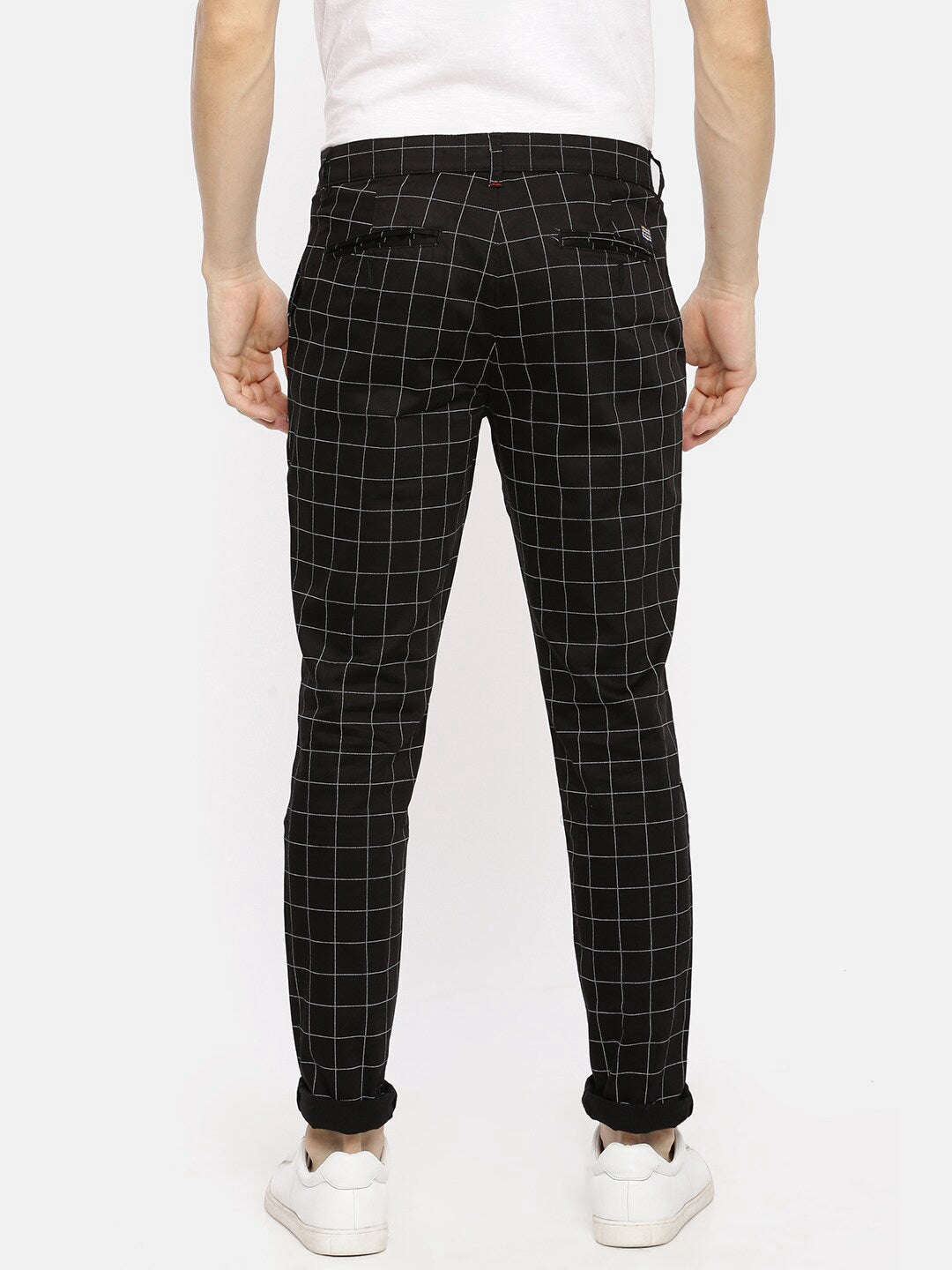 Shop Men Checked Trouser Online.