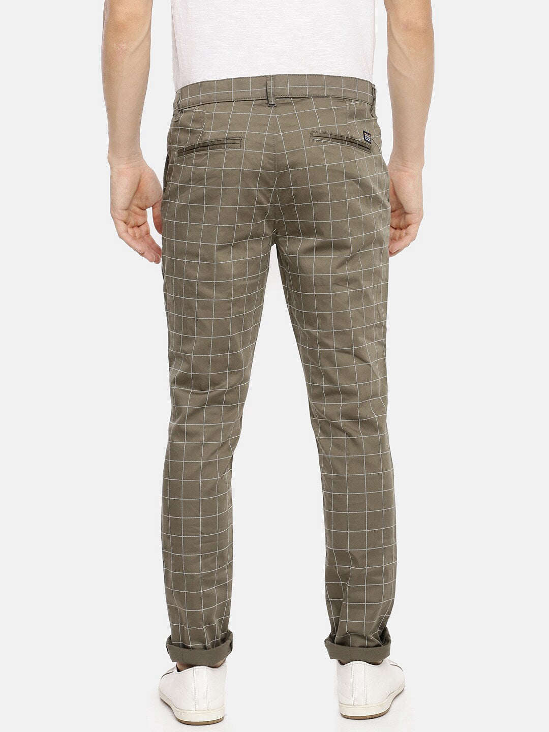 Shop Men Checked Trouser Online.