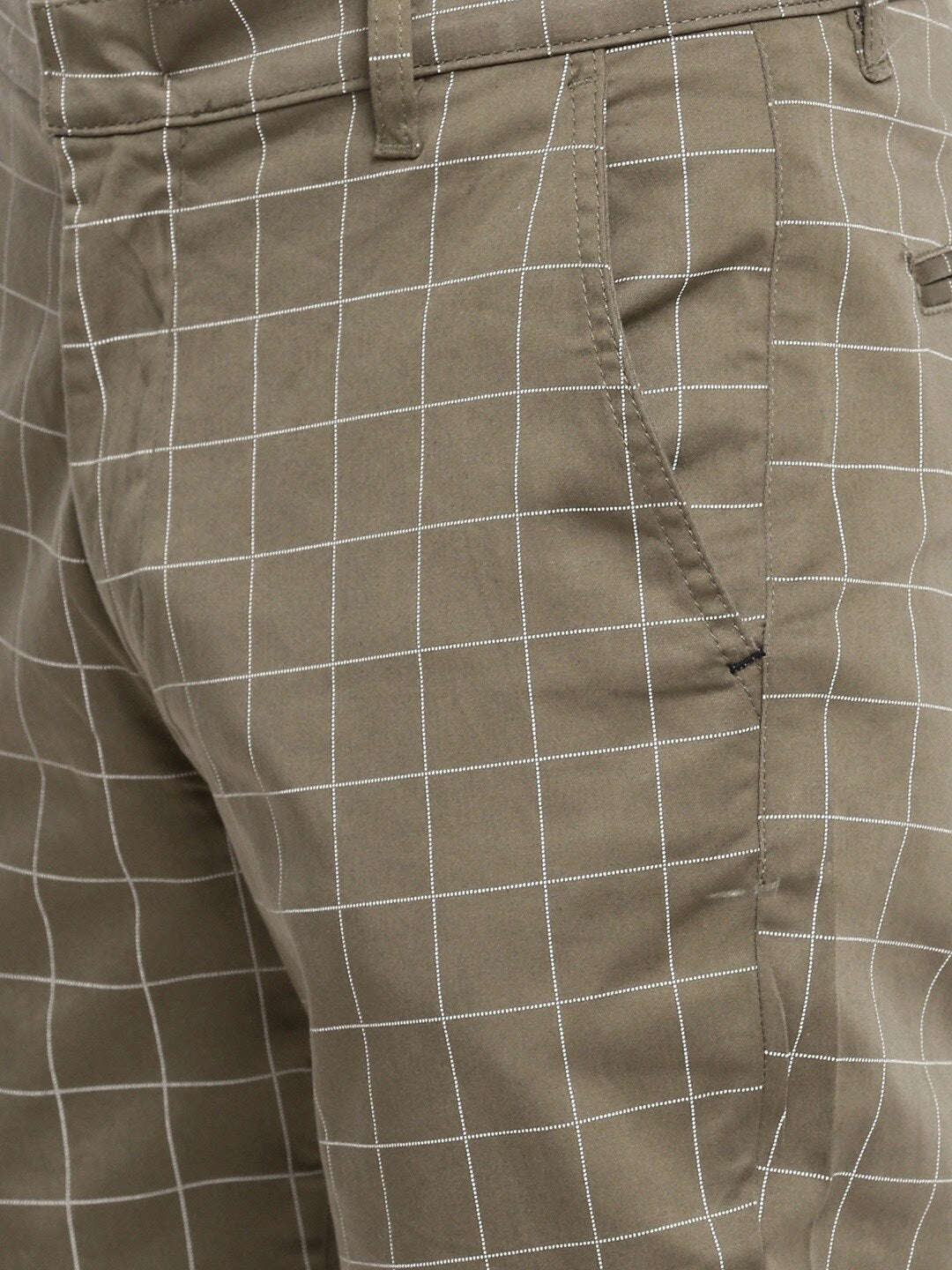 Shop Men Checked Trouser Online.