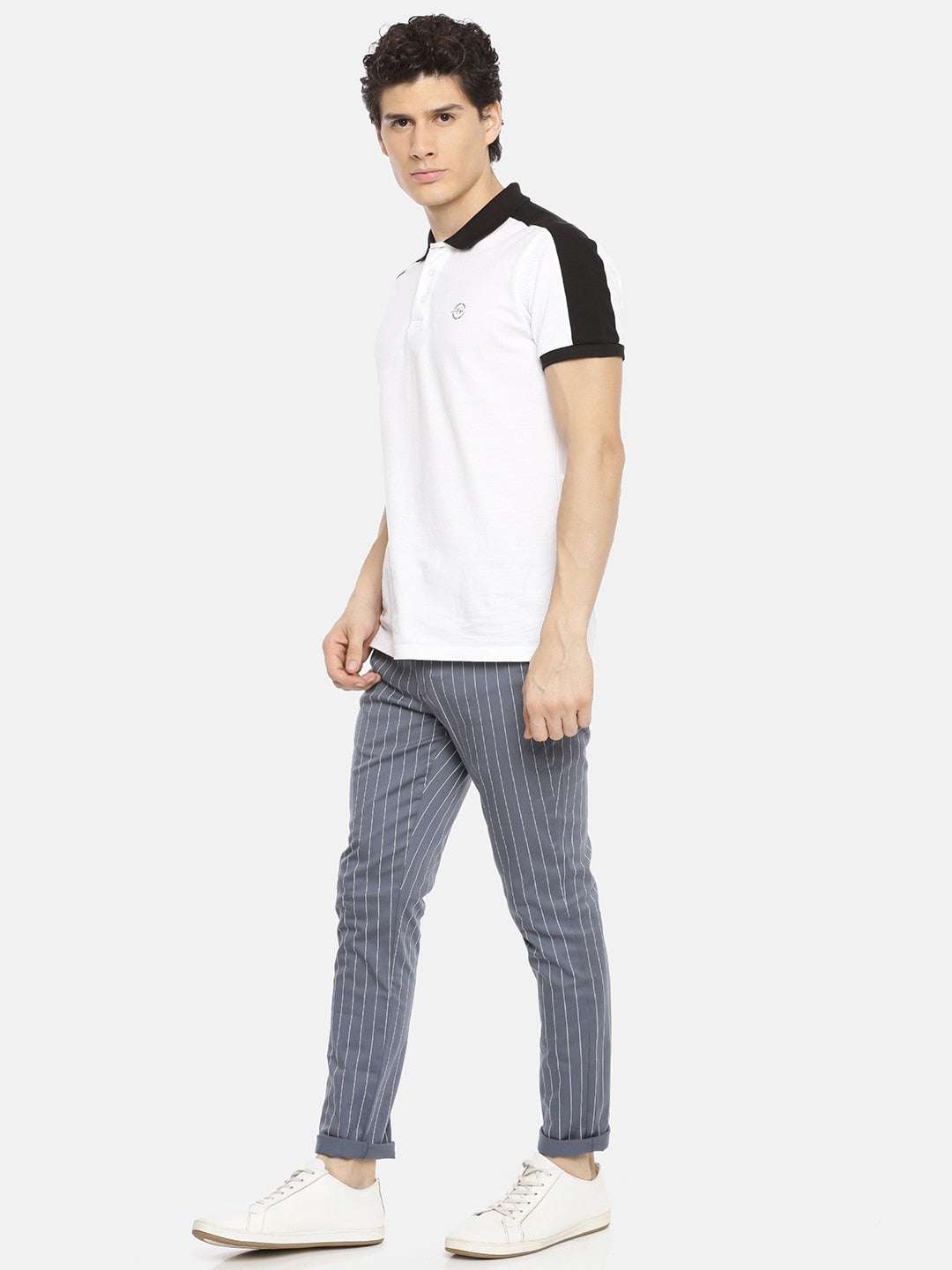 Shop Men Striped Chino Online.