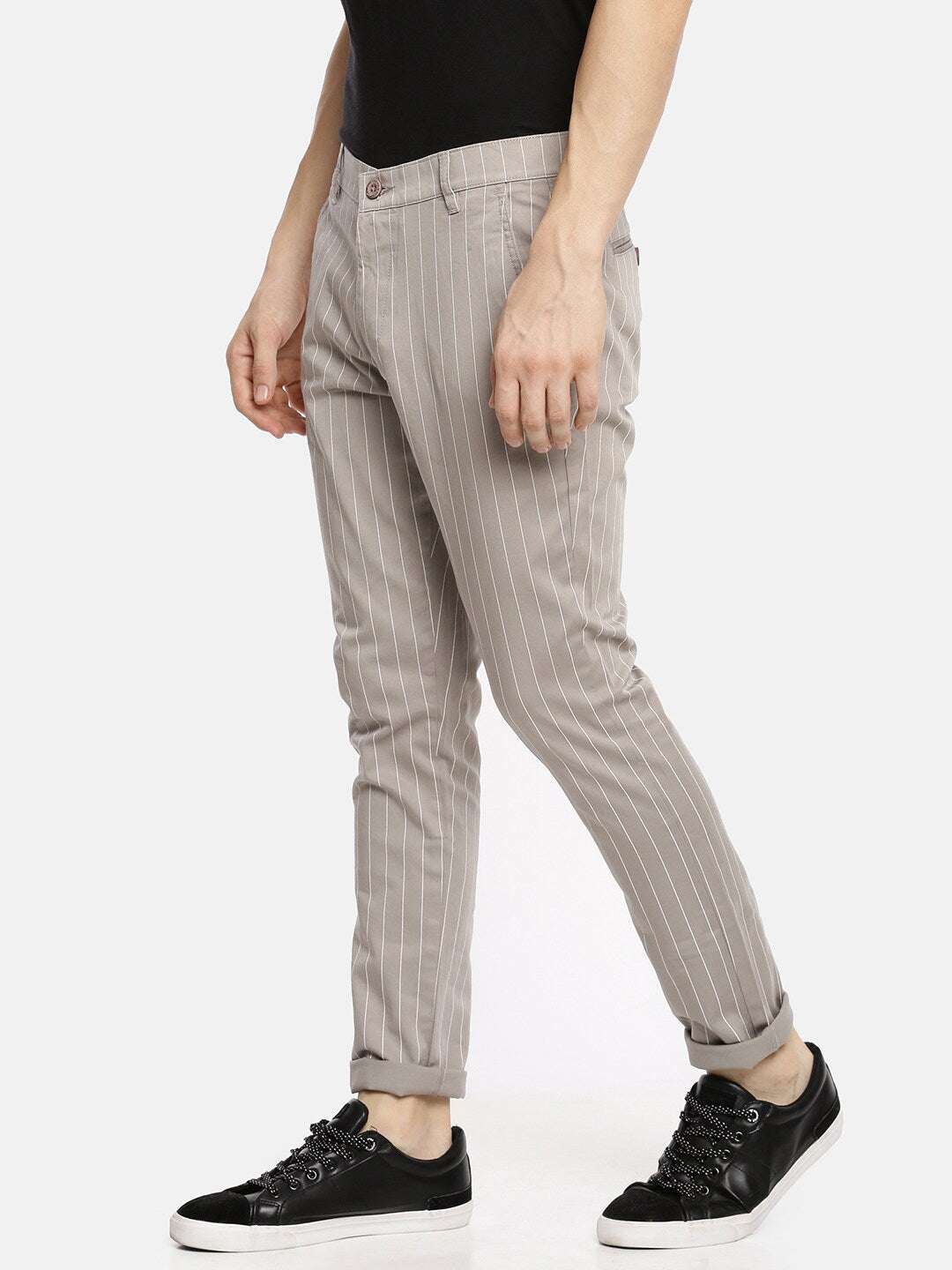 Shop Men Striped Chino Online.