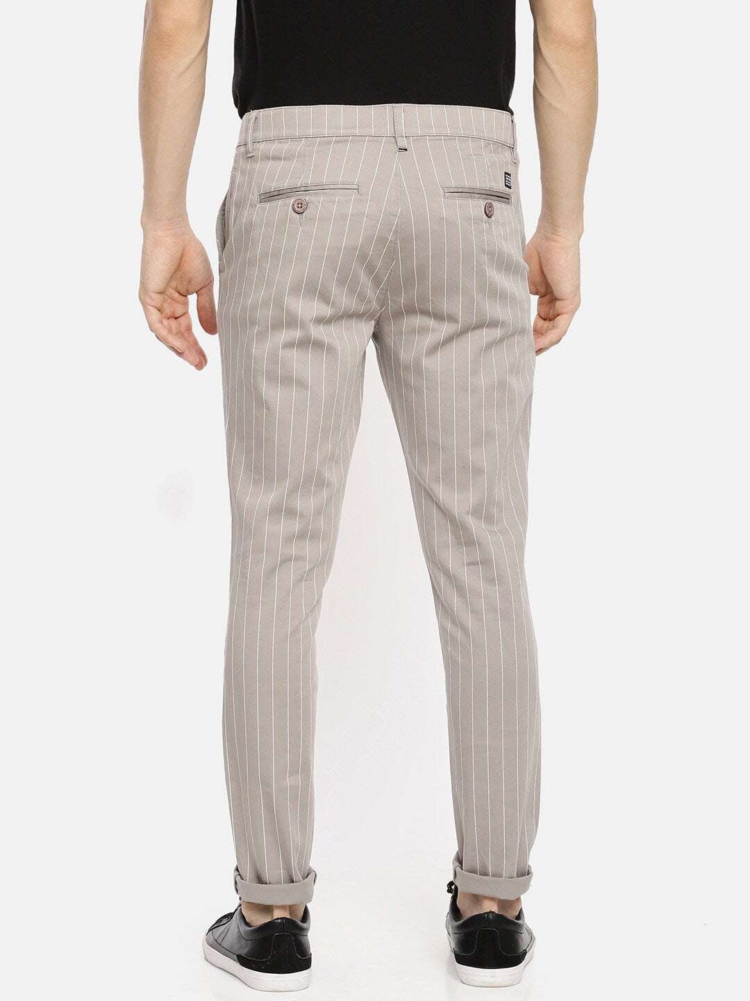 Shop Men Striped Chino Online.