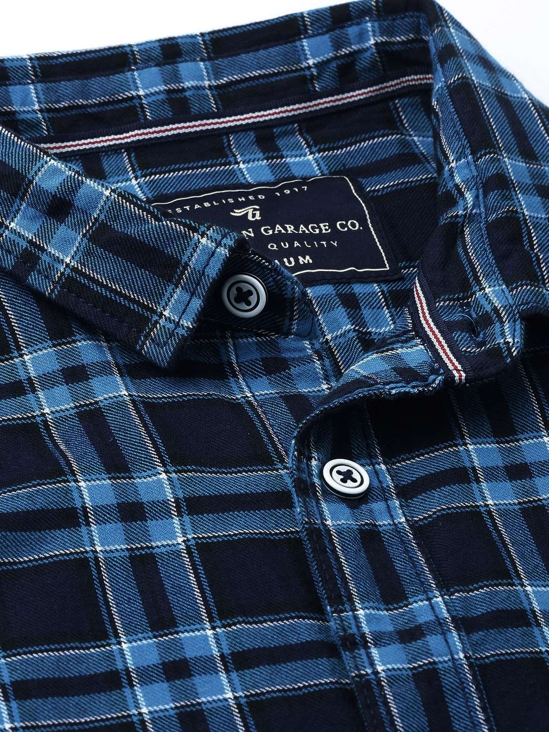 Shop Men Casual Checked Shirt Online.