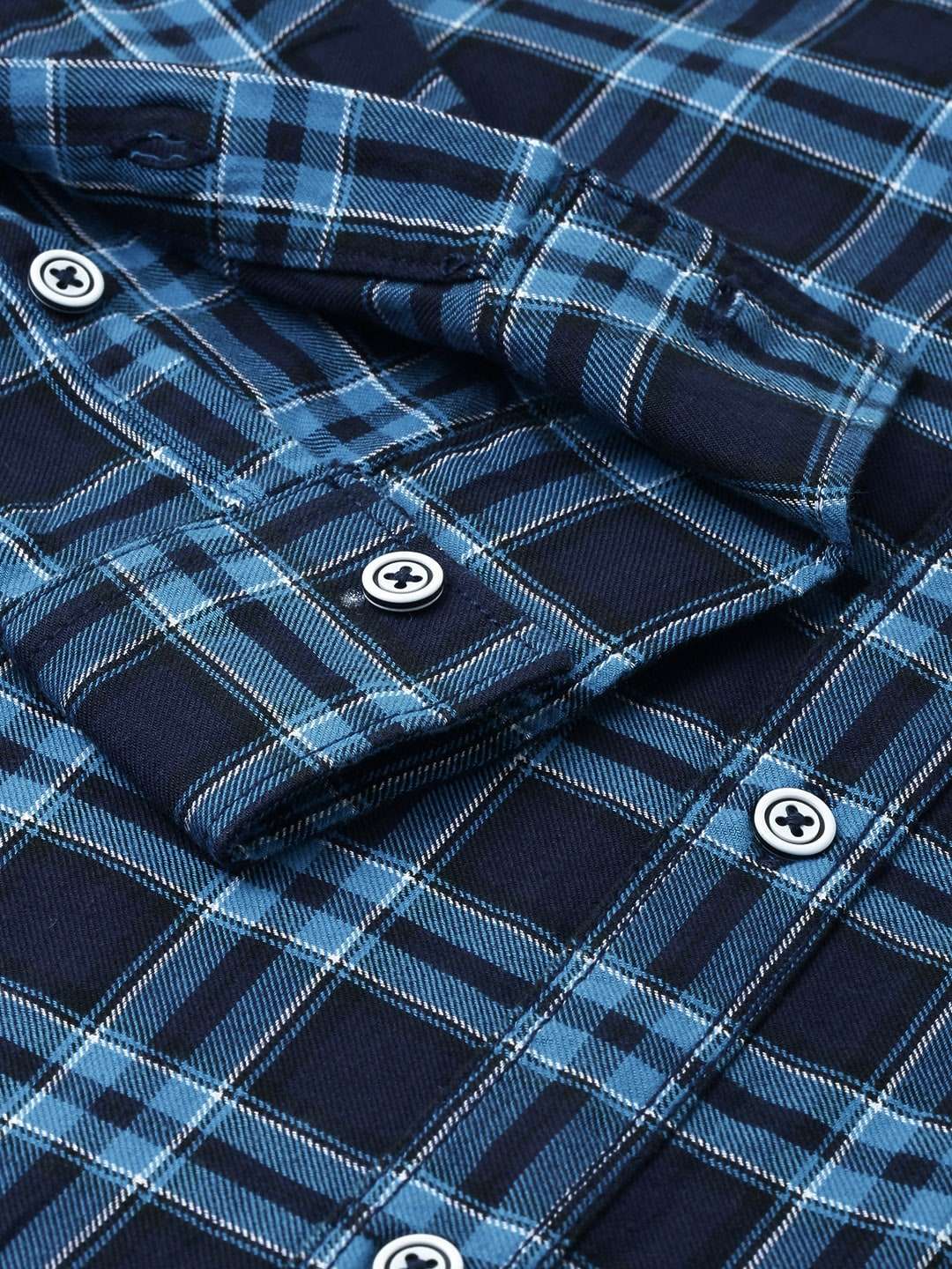 Shop Men Casual Checked Shirt Online.