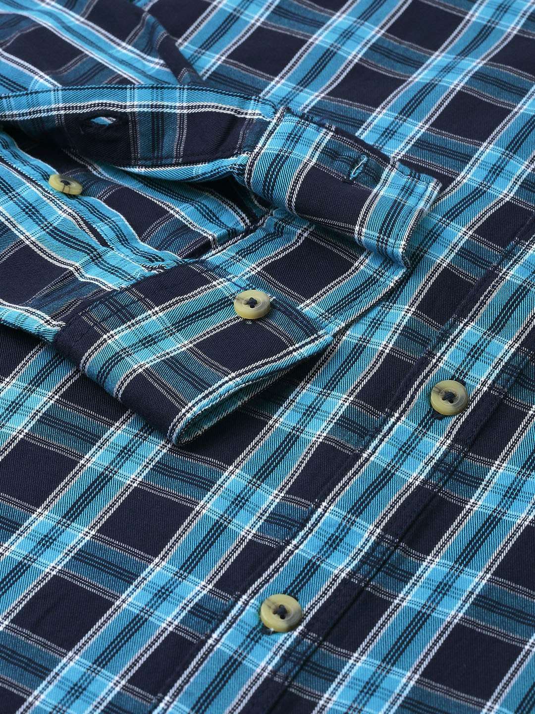 Shop Men Casual Checked Shirt Online.