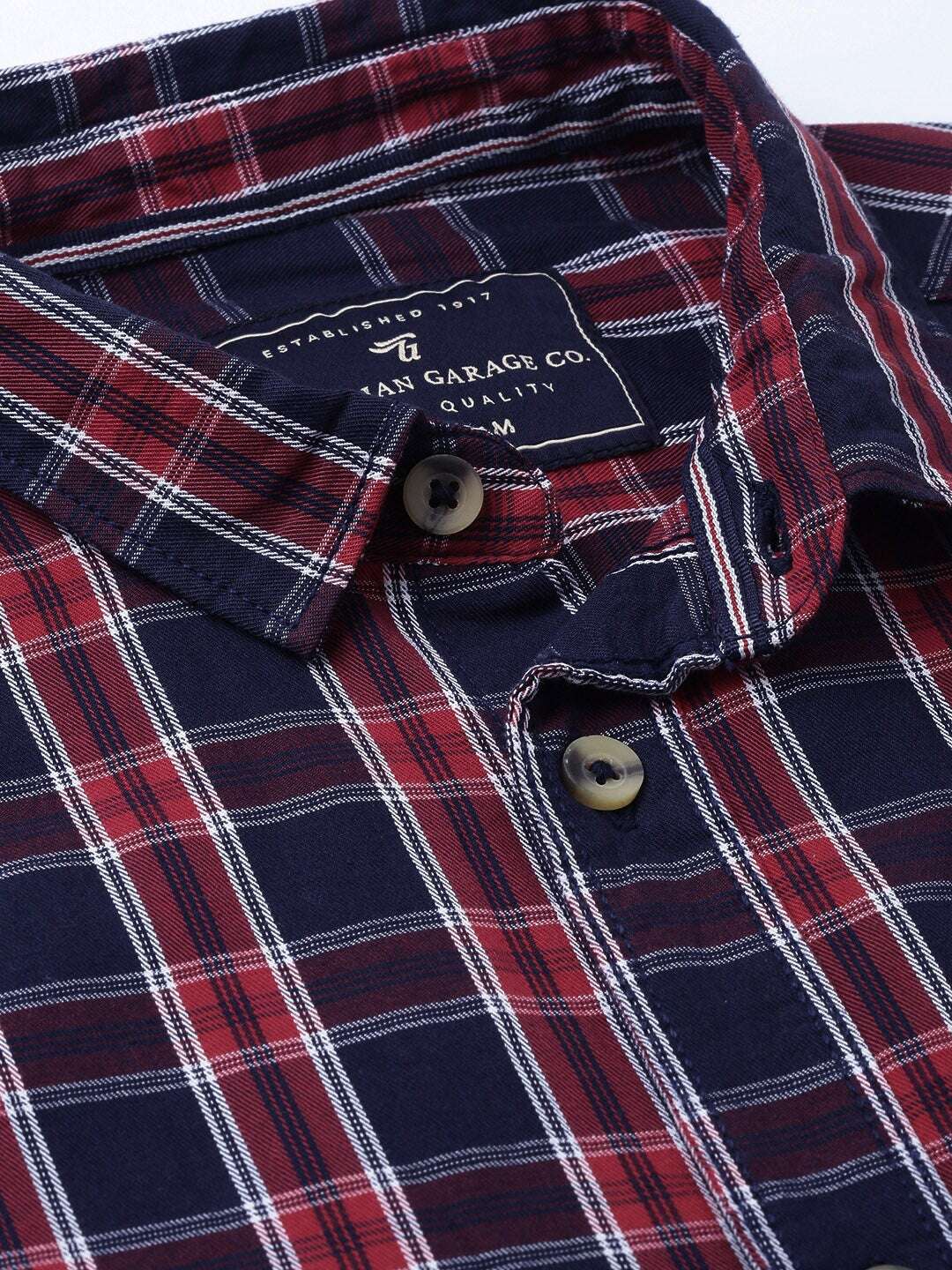 Shop Men Casual Checked Shirt Online.