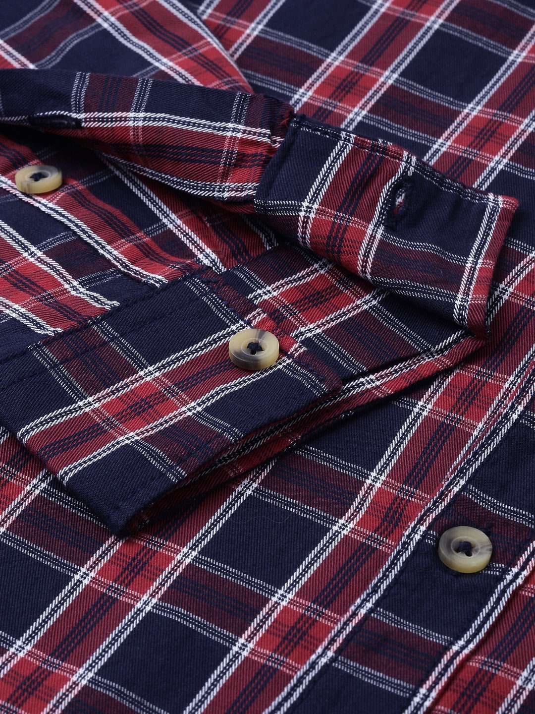 Shop Men Casual Checked Shirt Online.