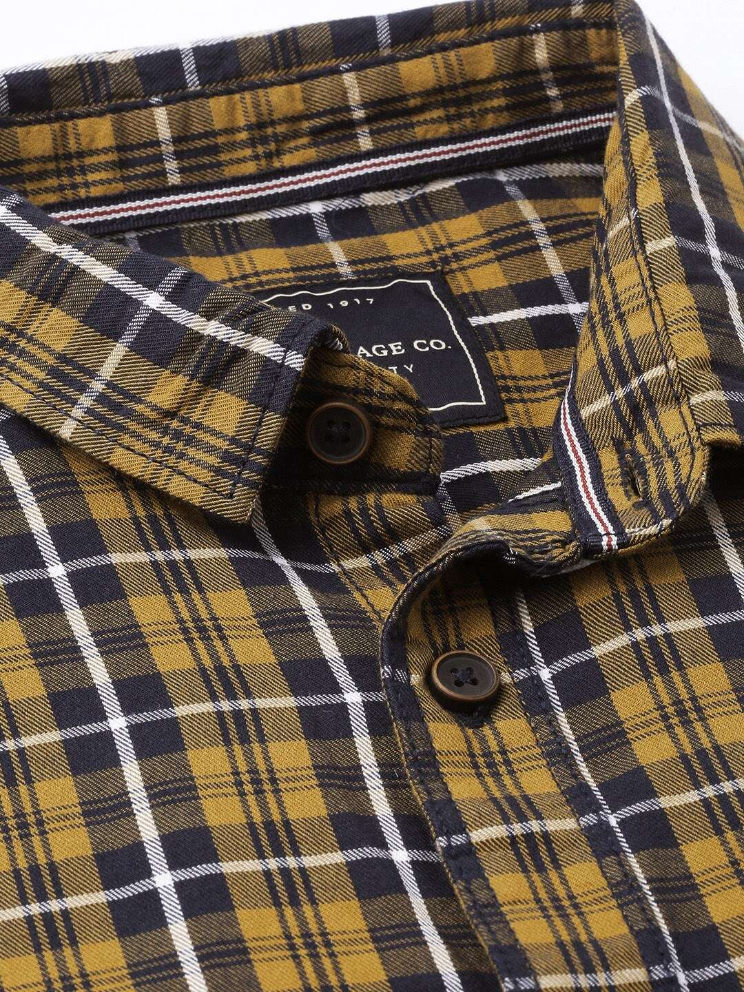 Shop Men Casual Checked Shirt Online.