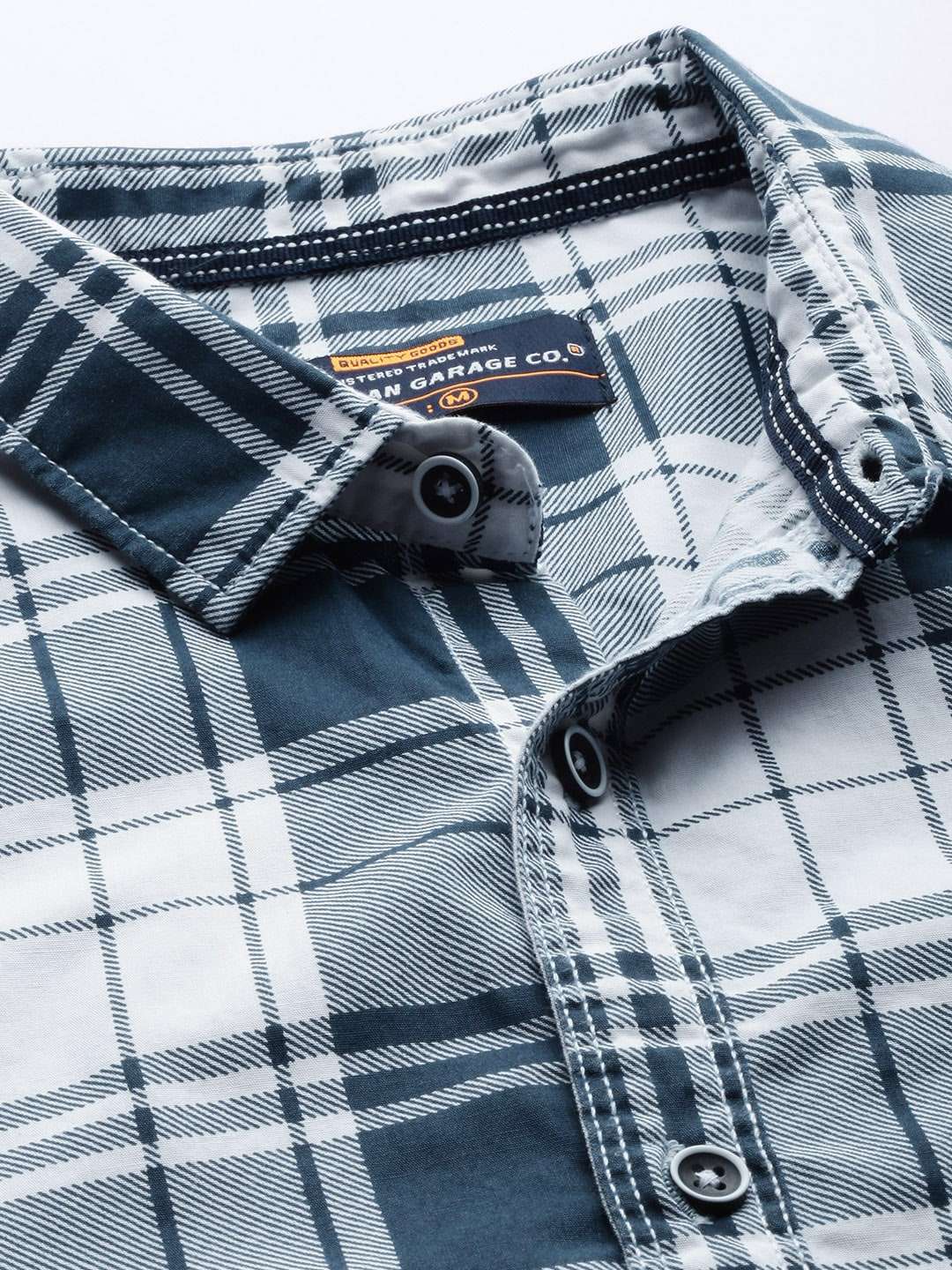 Shop Men's Checked Slim Fit Shirt Online.