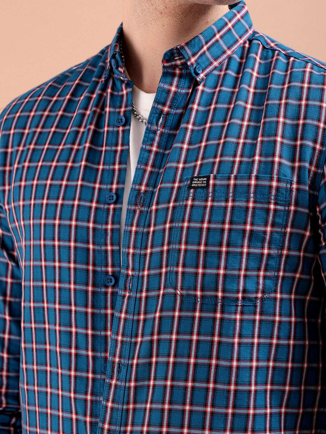 Shop Men Checked Shirt Online.