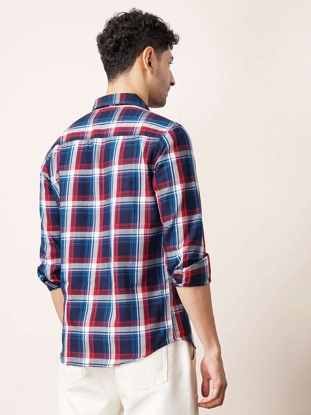 Shop Men Checked Shirt Online.