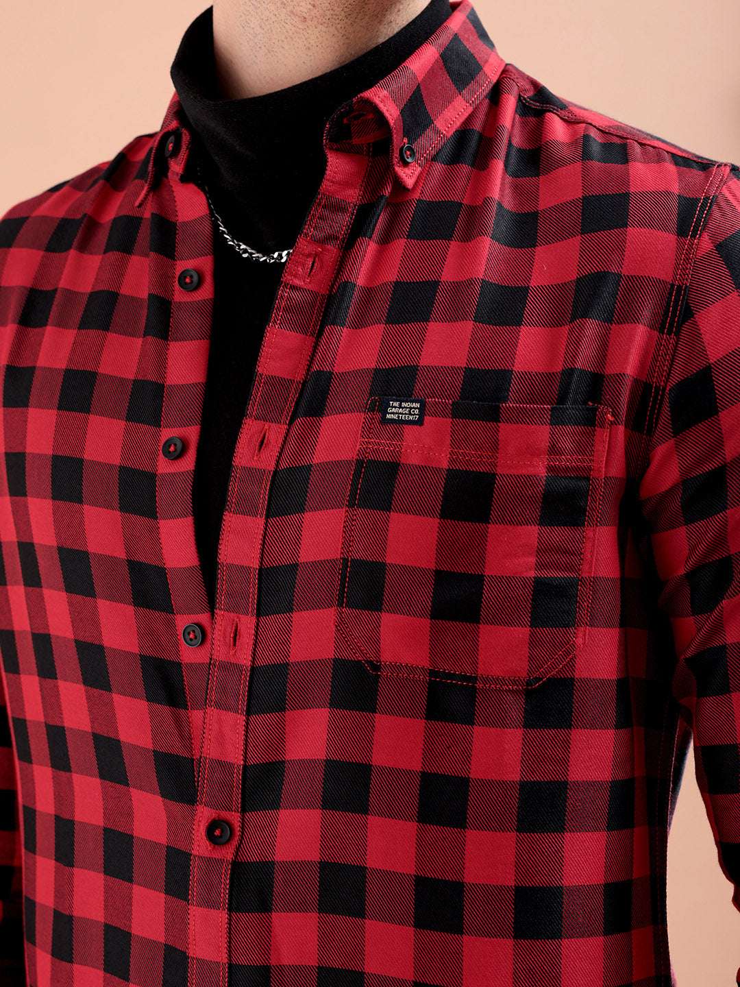 Shop Men Checked Shirt Online.