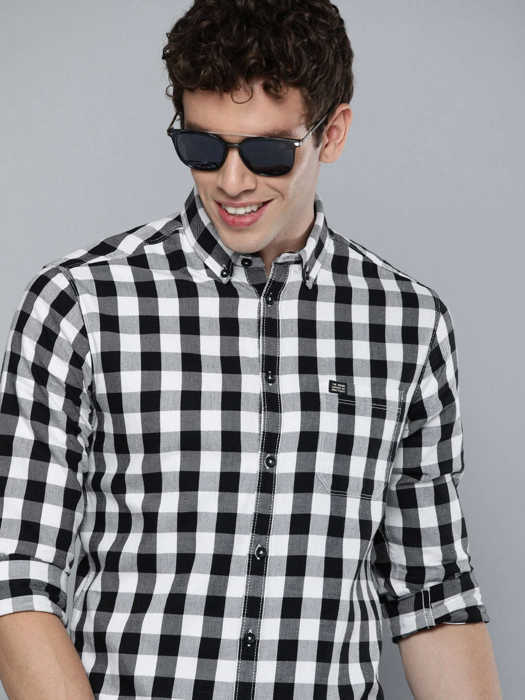 Shop Men Checked Shirt Online.