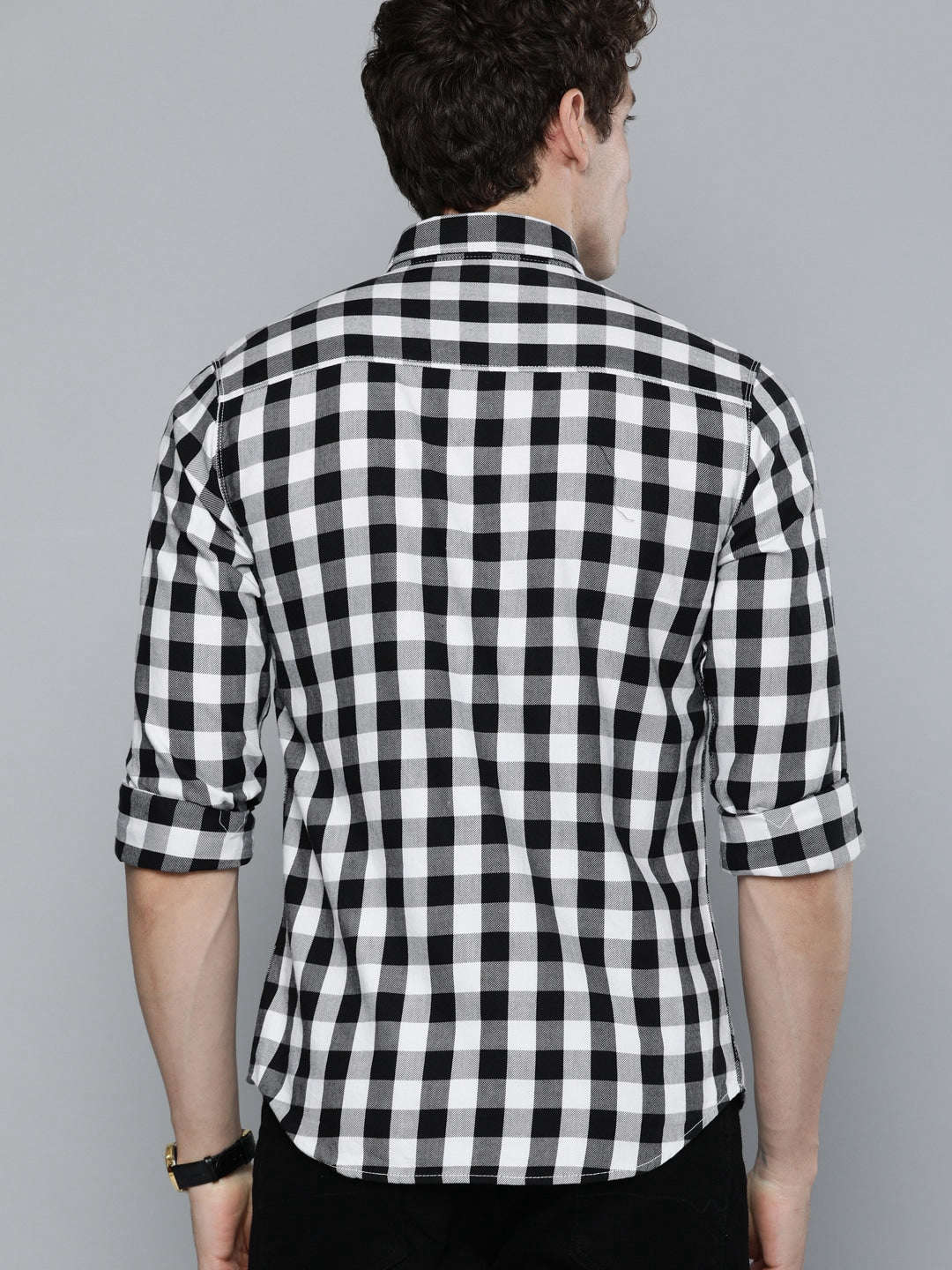 Shop Men Checked Shirt Online.