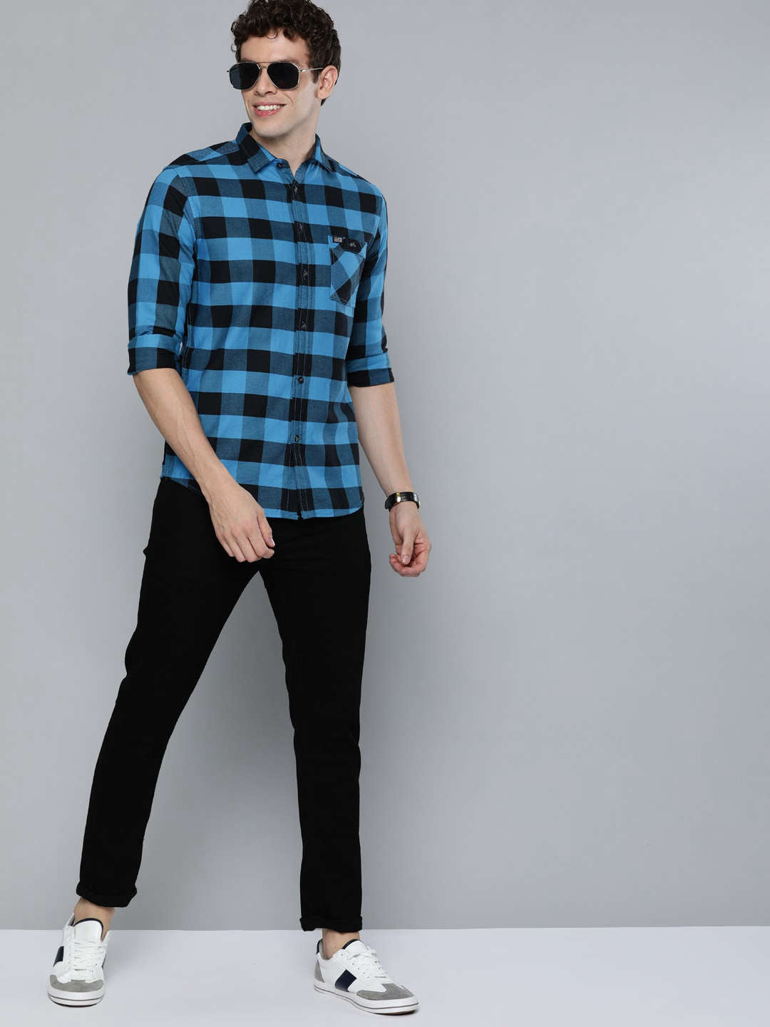 Shop Men Checkered Shirt Online.