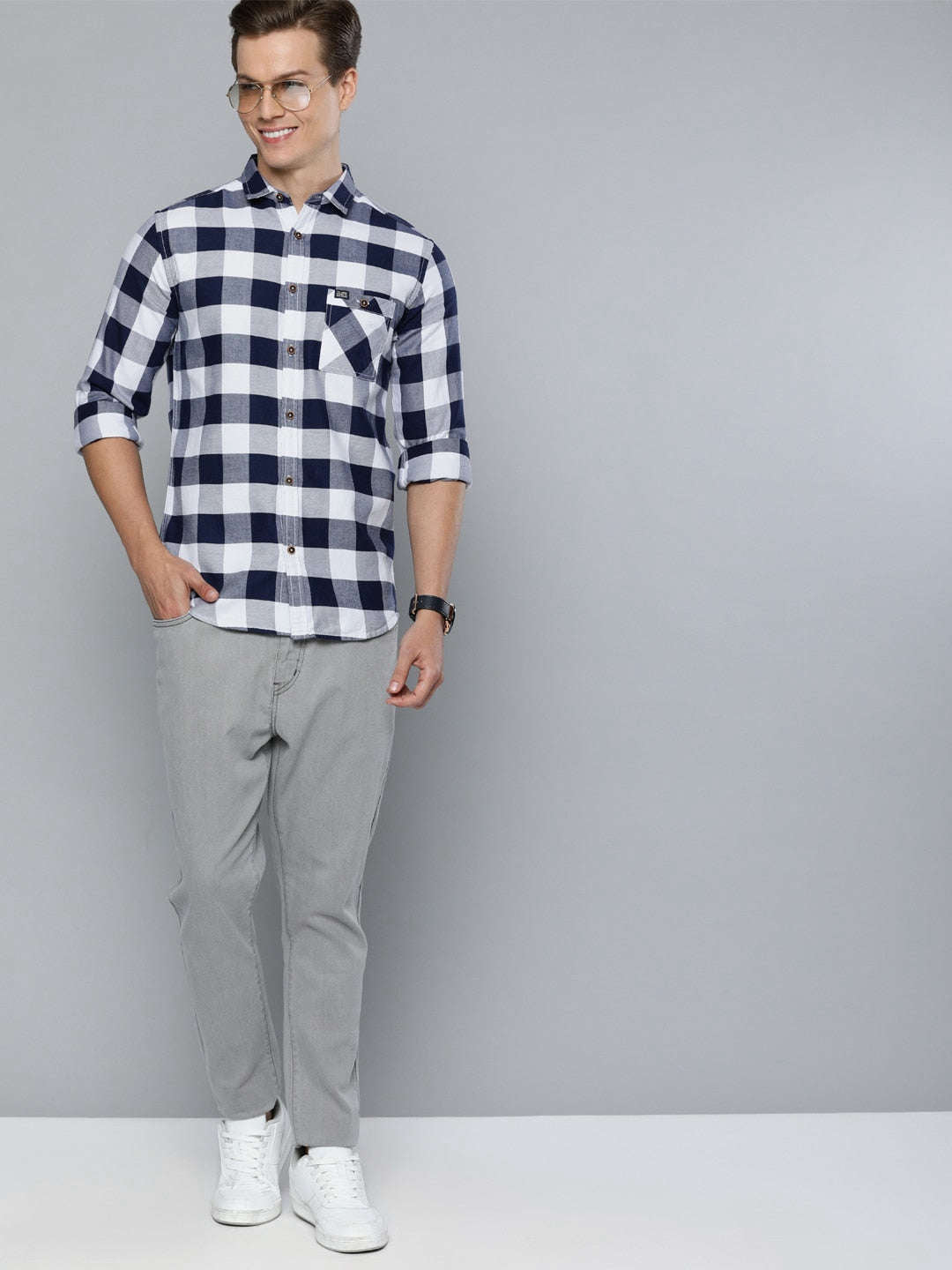 Shop Men Checkered Shirt Online.