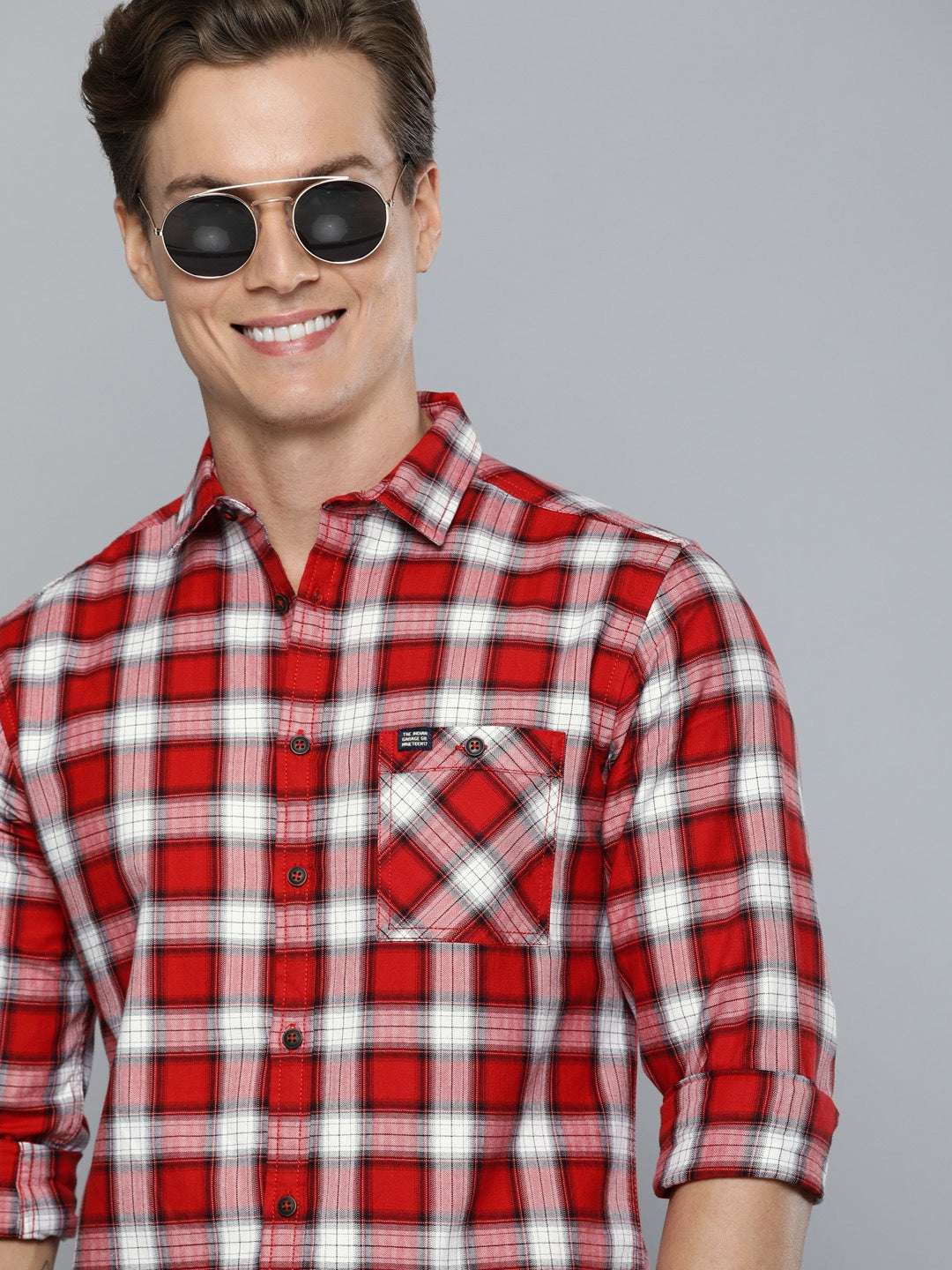 Shop Men Checkered Shirt Online.