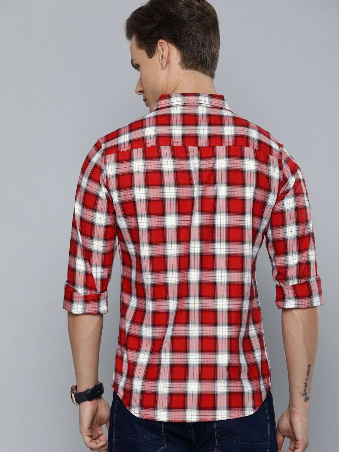 Shop Men Checkered Shirt Online.