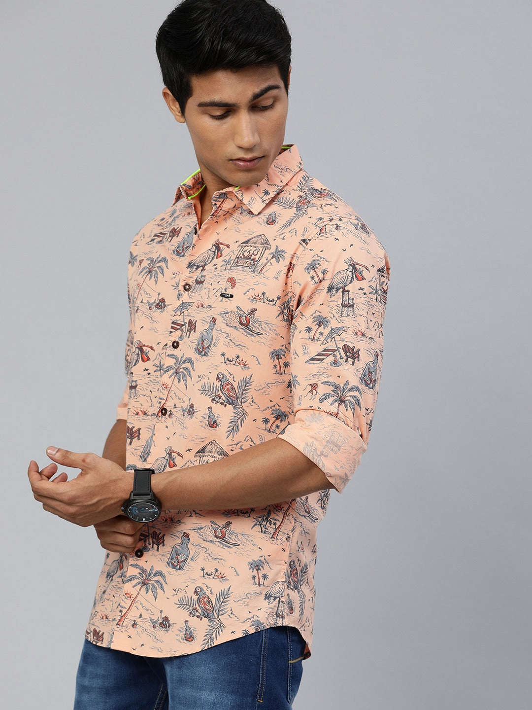 Shop Men Printed Shirt Online.