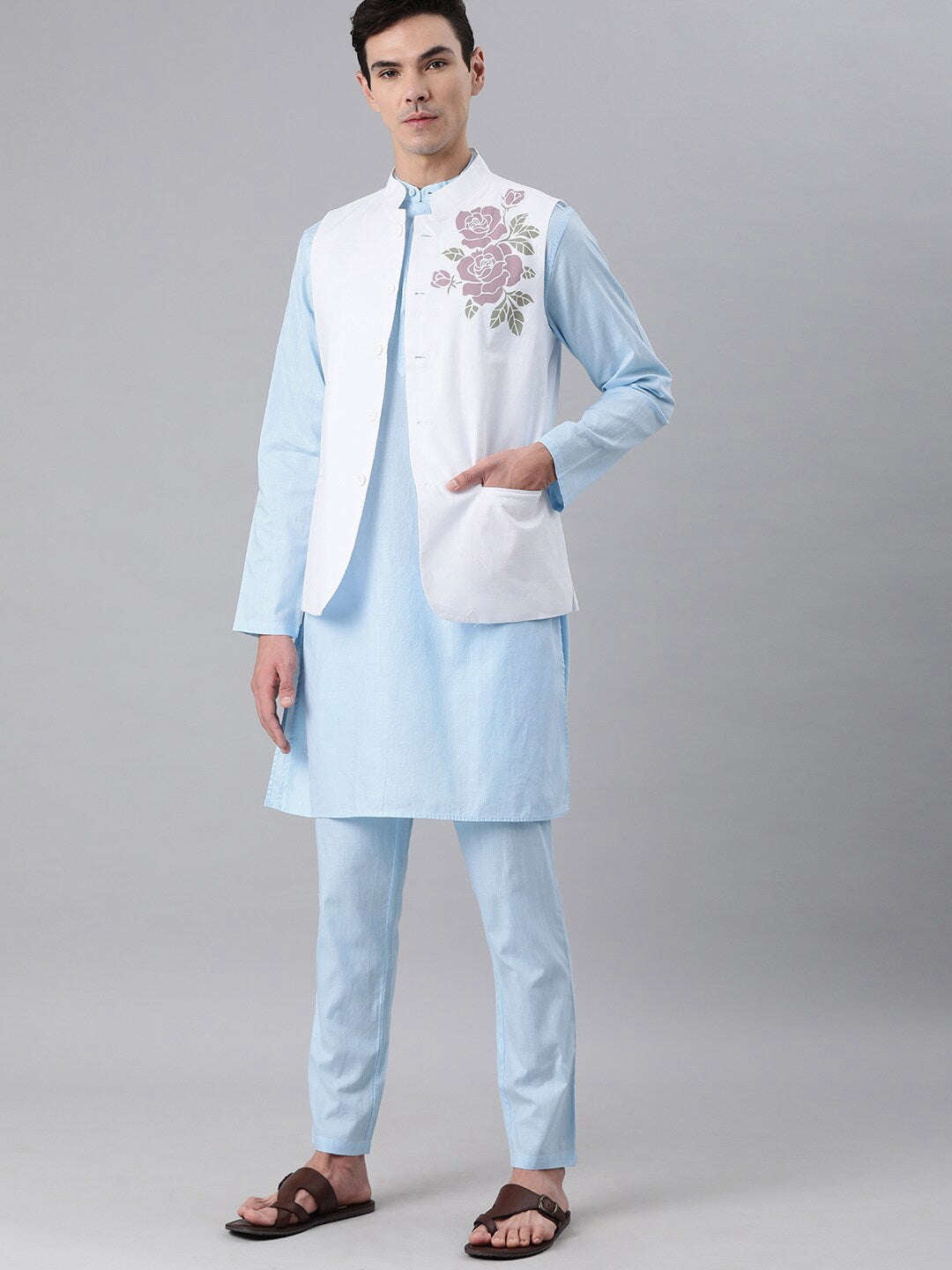 Shop Men Ethnic Kurta Set Online.