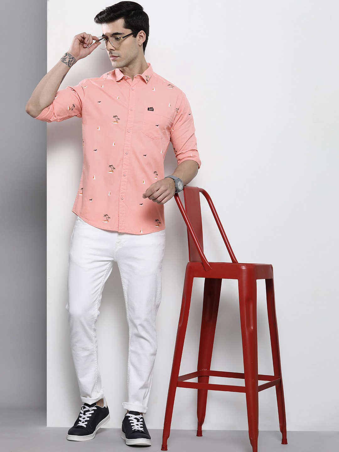 Shop Men Printed Shirt Online.