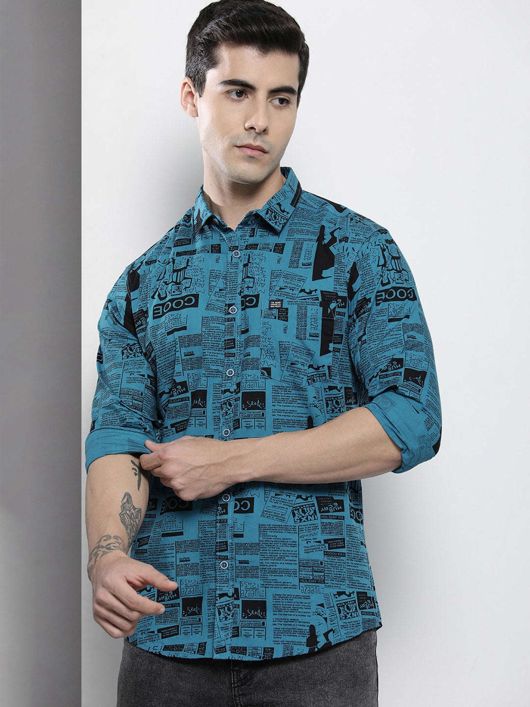 Shop Men Printed Shirt Online.