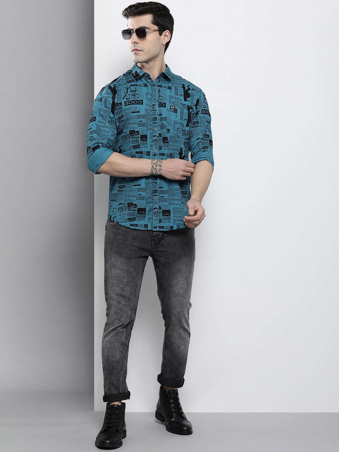 Shop Men Printed Shirt Online.