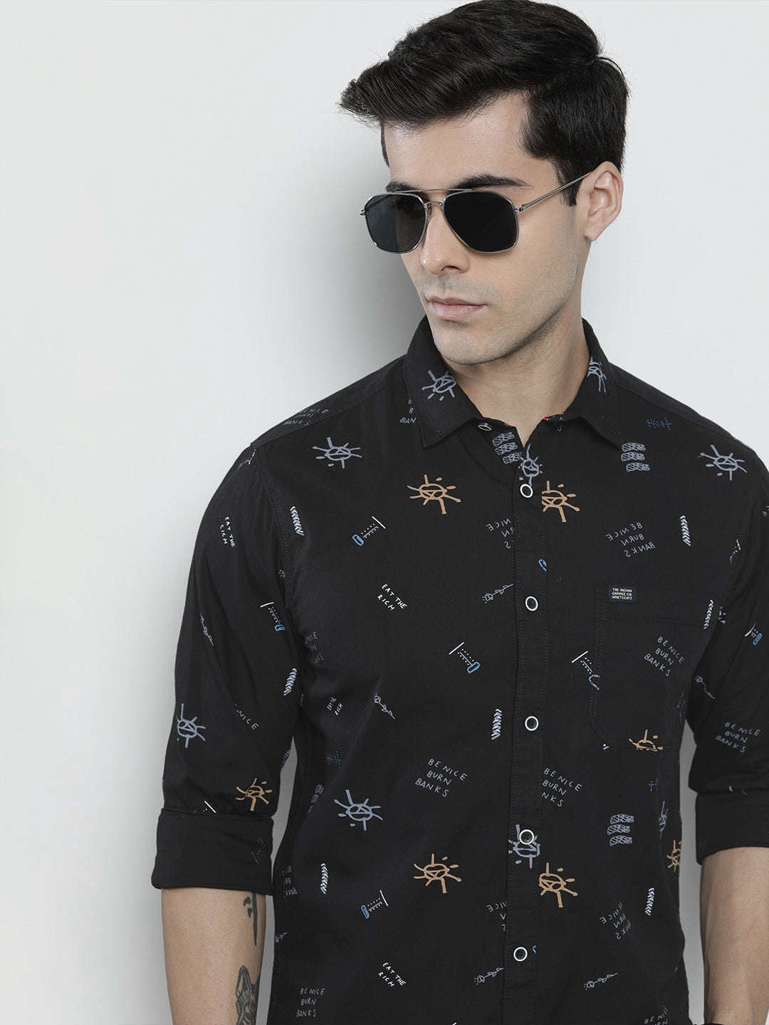 Shop Men Printed Shirt Online.