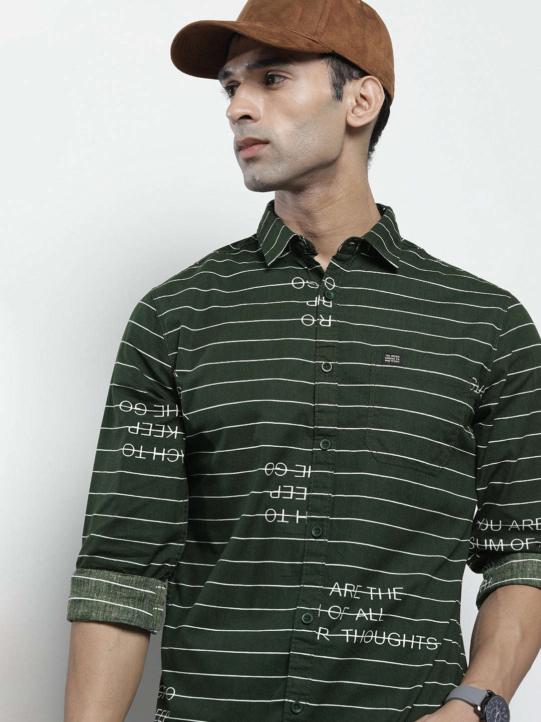 Shop Men Striped Shirt Online.